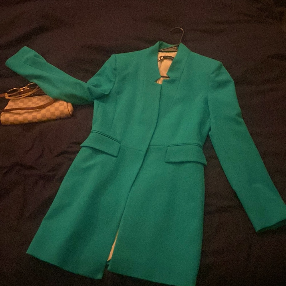 Zara Blue/Green Blazer -New!